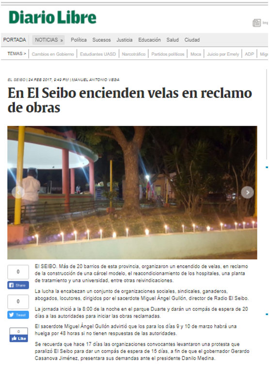 Encendido de velas diario libre