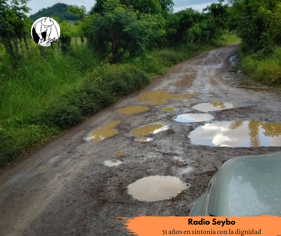 Condición de los caminos de Las Guajabas